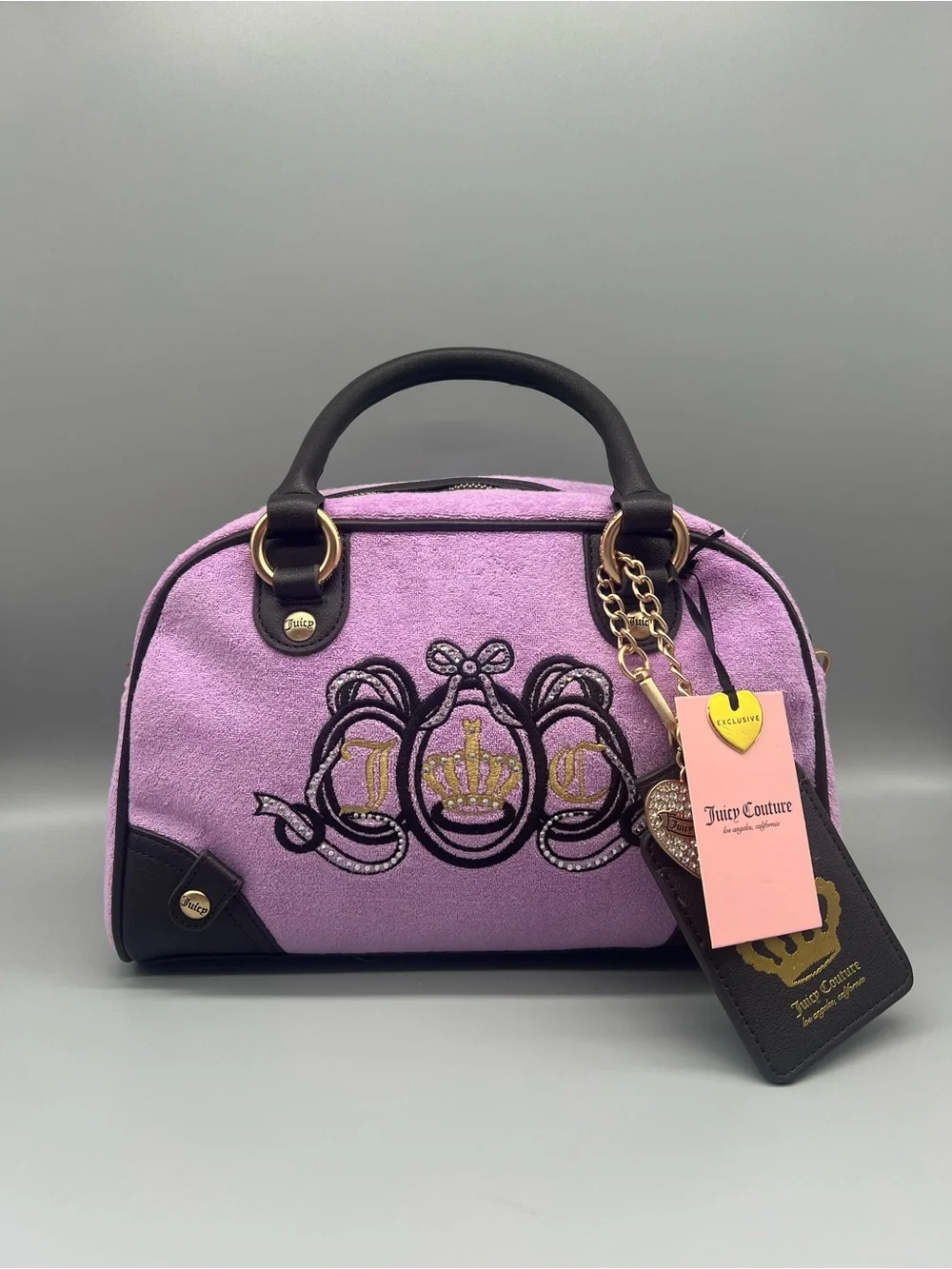 Juicy couture juicy lovers club bowler purse